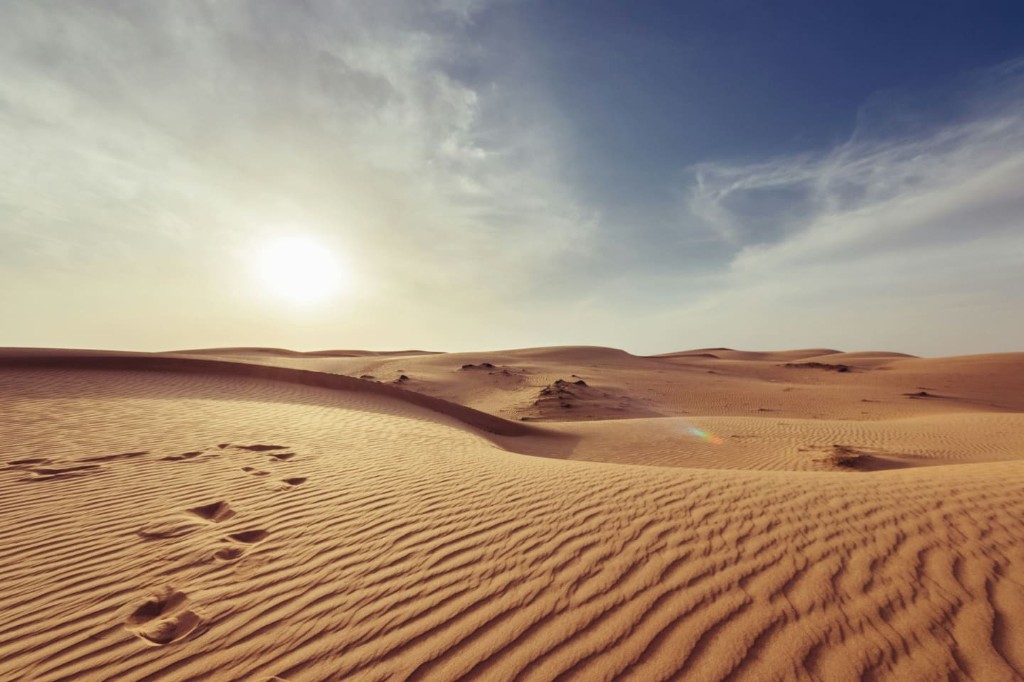 Wahiba Sands desert on a multi-day Oman travel tour