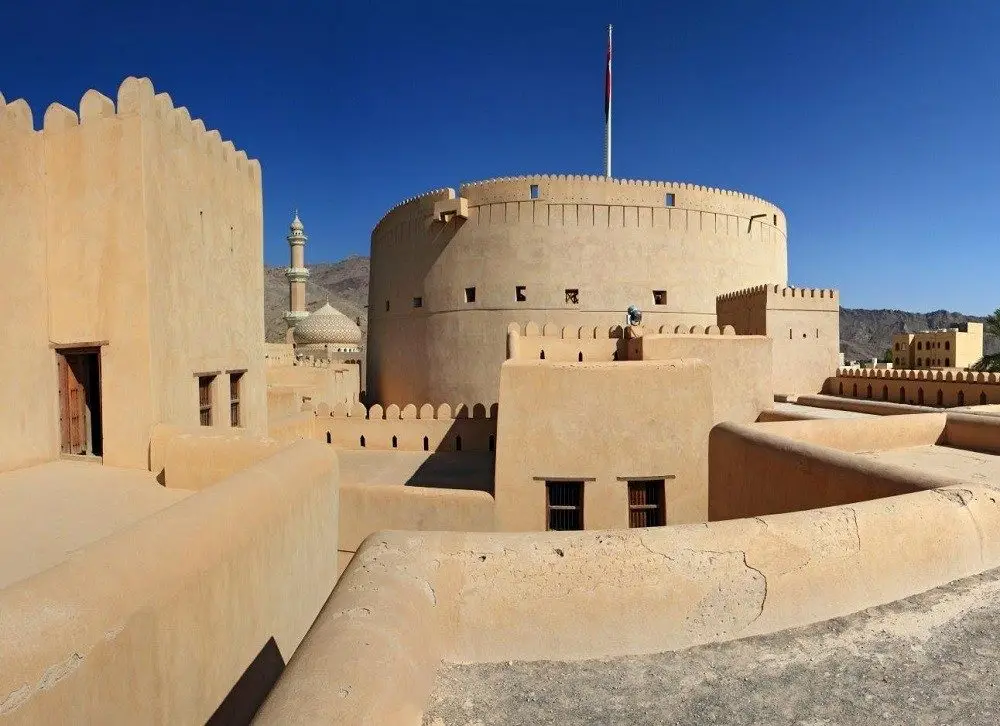 This photo is Nizwa Castle Tower Guide