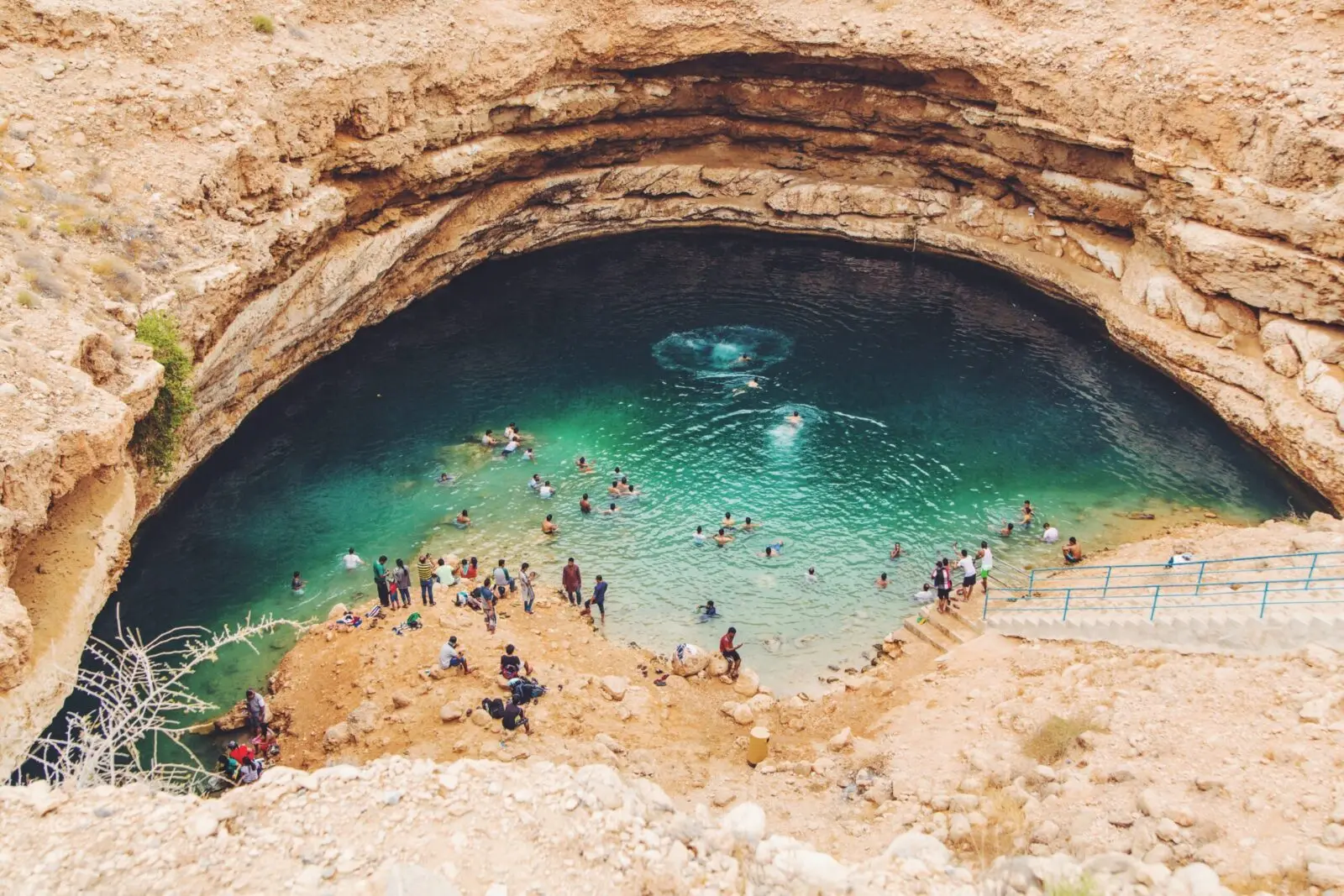 Wadi Shab and Bimmah Sinkhole Group Full Day Tour